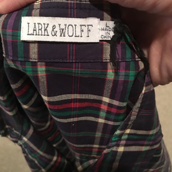 Lark & Wolff Plaid Button Down Shirt from Urban Outfitters - Picture 3 of 3